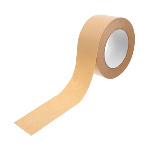 CLISPEED 1 Rolle Klebeband aus Kraftpapier sich bewegendes Band Bandverpackung Bildband zum Einrahmen Verschlussband Umzugsklebeband Verpackung mit braunem Klebeband Bilderrahmenband Brown von CLISPEED