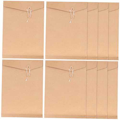 CLISPEED 10 Stück Papiertüten Mit Schnur Akten Organizer Umschläge Dokumenten Organizer Zeitschriften Und Papieraufbewahrung Umschlag Dokumententasche Umschlag Aufbewahrungs CLISPEED 10 Stück Papiertüten Mit Schnur Akten Organizer Umschläge Dokumenten Organizer Zeitschriften Und Papieraufbewahrung Umschlag Dokumententasche Umschlag Aufbewahrungs von CLISPEED