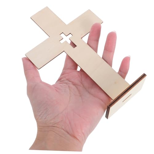 CLISPEED 10 Stück Teiliges Dekoratives Holzkreuz Kompakte Tischdekoration mit Glatten Kanten und Rustikalem Design Leichter Holzkunsthandwerk für Stilvolle Wohnraumgestaltung und DIY CLISPEED 10 Stück Teiliges Dekoratives Holzkreuz Kompakte Tischdekoration mit Glatten Kanten und Rustikalem Design Leichter Holzkunsthandwerk für Stilvolle Wohnraumgestaltung und DIY von CLISPEED