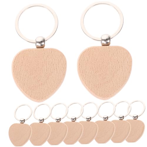 CLISPEED 10 Stück Teiliges Holz Schlüsselanhänger Rohlinge aus Buchenholz DIY Blanko Holz Schlüsselringe mit Abgerundeten Kanten Naturbelassen für Basteln und Personalisierte Dekoration CLISPEED 10 Stück Teiliges Holz Schlüsselanhänger Rohlinge aus Buchenholz DIY Blanko Holz Schlüsselringe mit Abgerundeten Kanten Naturbelassen für Basteln und Personalisierte Dekoration von CLISPEED
