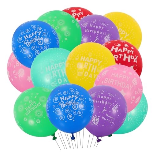 CLISPEED 100St Alles zum Geburtstag-Ballondekoration ballons balloons gasballon party sachen Partyballon Ballonclips für Ballonbogen Geburtstagsparty liefert Geburtstagsballon Emulsion von CLISPEED