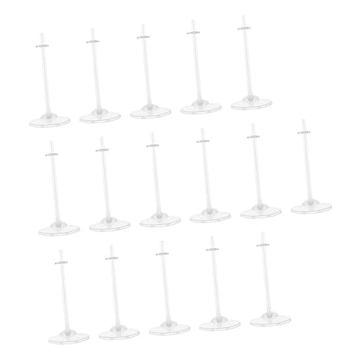 CLISPEED 16 Stück Teiliges Transparenter Puppenständer aus Hochwertigem Kunststoff Stabiler Doll Support Halter für Puppenfiguren rutschfest und Robust für Sammlungen CLISPEED 16 Stück Teiliges Transparenter Puppenständer aus Hochwertigem Kunststoff Stabiler Doll Support Halter für Puppenfiguren rutschfest und Robust für Sammlungen von CLISPEED