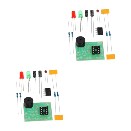 CLISPEED 2 Sätze Elektronischer Bausatz Diy-elektronikbausatz Multivibrator Bausatz Schaltkreis Bausatz Elektronischer Komponentensatz Diy-lötübungsset Epoxidharz 3 Stück * 2 von CLISPEED