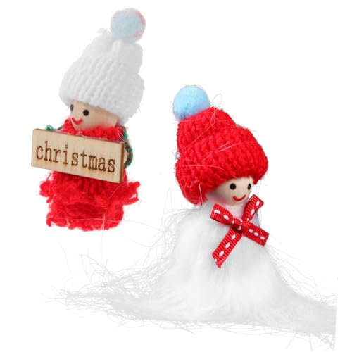 CLISPEED 2 Stück Mini Puppenhaus Figuren Miniatur Weihnachtsdekorationen Handgefertigt Detailreiche Mini Puppen Festliche Kleidung Geeignet für Puppenhaus und Zufällige Farbe CLISPEED 2 Stück Mini Puppenhaus Figuren Miniatur Weihnachtsdekorationen Handgefertigt Detailreiche Mini Puppen Festliche Kleidung Geeignet für Puppenhaus und Zufällige Farbe von CLISPEED