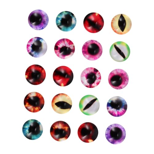 CLISPEED 20 Stück Cabochons Runde Patches DIY Schmuckherstellung Glasaugen Zubehör für Puppen Schmuck Handwerk Bastelaugen Annähen Aufkleber Augen Sicherheitselemente CLISPEED 20 Stück Cabochons Runde Patches DIY Schmuckherstellung Glasaugen Zubehör für Puppen Schmuck Handwerk Bastelaugen Annähen Aufkleber Augen Sicherheitselemente von CLISPEED