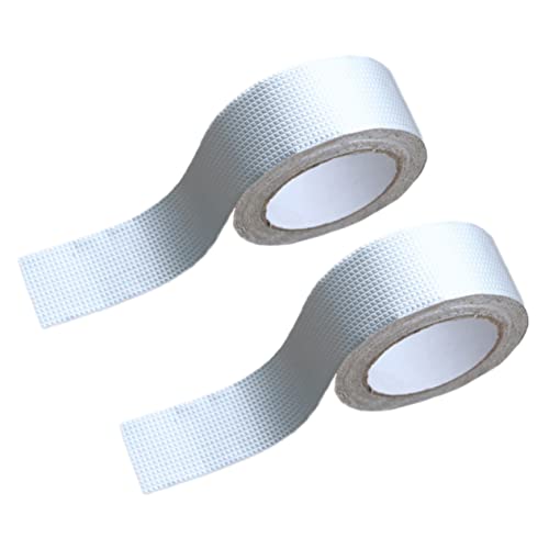 CLISPEED 2st Butylband Aus Aluminiumfolie Plane Maskierung Klares Wasserdichtes Klebeband Streifen Beidseitig Reparatur Spender Doppelt Bausatz Verpackung Barriere Leckabdichtung Fix Silver von CLISPEED