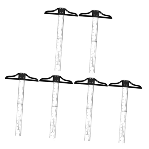 CLISPEED 3 Sätze Design-lineal Herrscher Für Die Schule Faltbares Lineal Klares Nählineal Stahlregel Messwerkzeug Drawing Ruler T Lineal Zum Basteln Lineale Zum Zeichnen Abs 2 Stück * 3 von CLISPEED