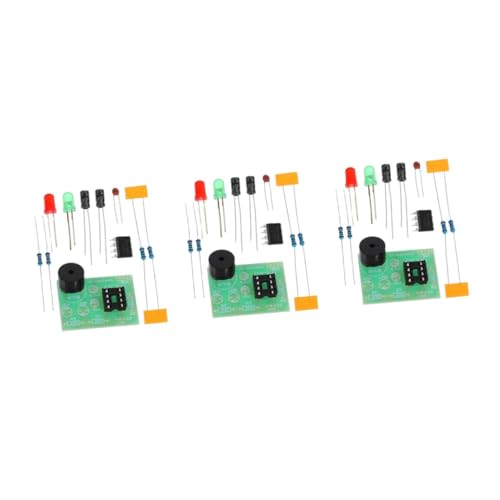 CLISPEED 3 Sätze Elektronischer Bausatz Diy-elektronikbausatz Multivibrator Bausatz Praktische Elektronik Diy-lötübungsset Elektronischer Komponentensatz Epoxidharz 3 Stück * 3 von CLISPEED