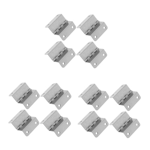 CLISPEED 3 Sätze Scharnier Falt-hardware Ventilhardware Heimhardware Beschläge Für Zweiflügelige Türen Rostfreier Stahl Silver 4 Stück * 3 von CLISPEED