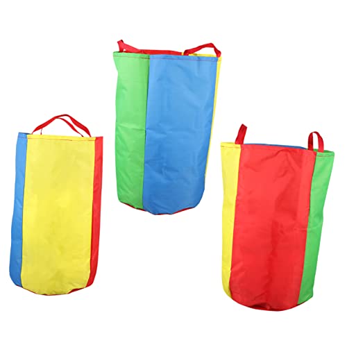 CLISPEED 3st Känguru-sprungsack Outdoor Spiel Für Kinder Sprungsäcke Hüpfsäcke Spielset Eier- Löffelrennen Renntaschen Hüpfsäcke Für Kinder Renn Sack Eltern-Kind Camping Rennauto Stoff von CLISPEED