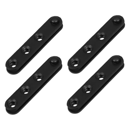 CLISPEED 4 Stück Scharnier Halterungen Gerade Reparieren Plattenhalterung Holz Zaun Halterung Reparaturhalterung Für Holzzäune Halterungsverbinder Zaunhalterung 4pcs Black von CLISPEED