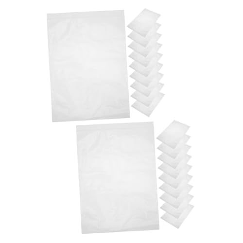 CLISPEED 5 Sätze Transparenter Luftdichter Beutel Packband Klar Netzbeutel Verpackung Lagerbehälter Tasche Wiederverschließbar Cellophan Plastik 100 Stück * 5 von CLISPEED