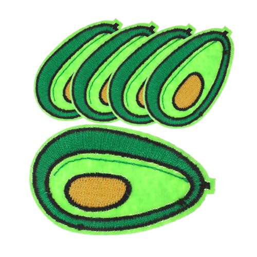 CLISPEED 5 Stück Sticklabel Patch Die Flecken Hallo Sticken Cartoon-applikationen Bestickte Aufnäher Für Kleidung Stich-patch Flicken Für Bekleidung Das Avocado Karikatur Twill-stoff Grün CLISPEED 5 Stück Sticklabel Patch Die Flecken Hallo Sticken Cartoon-applikationen Bestickte Aufnäher Für Kleidung Stich-patch Flicken Für Bekleidung Das Avocado Karikatur Twill-stoff Grün von CLISPEED