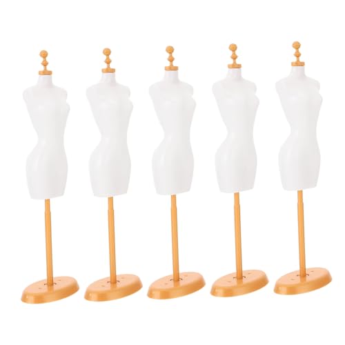 CLISPEED 5 Stück Teiliges Mini Puppenständer aus Robustem Kunststoff Lebensnahes Design für Puppenkleiderhalter für Kreativität und Vorstellungskraft CLISPEED 5 Stück Teiliges Mini Puppenständer aus Robustem Kunststoff Lebensnahes Design für Puppenkleiderhalter für Kreativität und Vorstellungskraft von CLISPEED