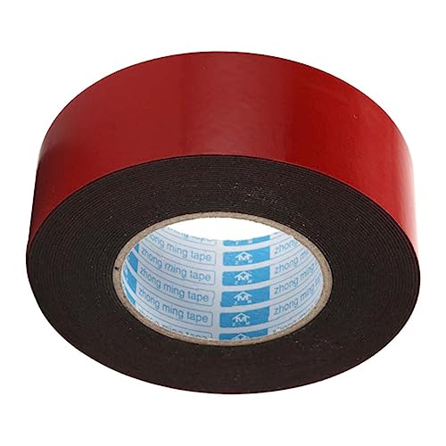 CLISPEED Doppelseitiges Klebeband für 20mm X 10m Klebeband Rote Abdeckung Hohe Haltekraft für Autodekorationen von CLISPEED