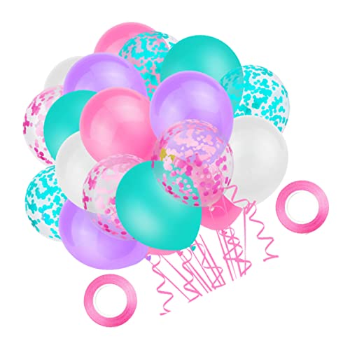 CLISPEED Einhorn Latexballons Set Pailletten Luftballons Für Geburtstagsfeier Und Hochzeitsdekoration Glänzende Ballons Für Partys Und Besondere Anlässe von CLISPEED