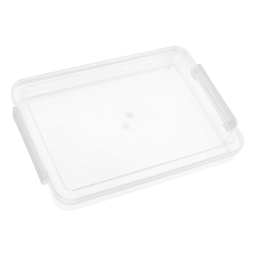 CLISPEED Kasten Aktenbox Kleine Behälter Mit Deckel Fotoboxen Schreibtisch-papier-organizer Aufgabenboxen Übersichtliche Organizer-schubladen Papierkörbe Papierhalter Transparent Acryl von CLISPEED