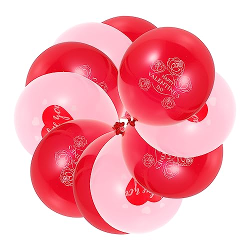 CLISPEED Valentinstag Ballons Luftballons Für Hochzeiten Verlobungen Und Partys Dekorations Accessoires Für Romantische Anlässe Partyballons Ornament von CLISPEED