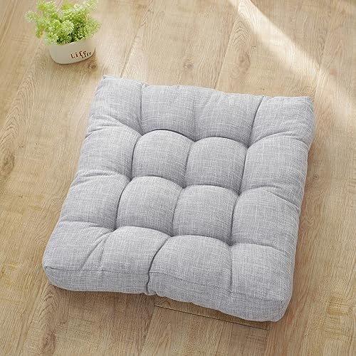 CLOXKS Sitzkissen Stuhlkissen für Außen oder Innen,Sitzkissen aus Möbelstoff Für Küche oder Esszimmer,2er-Set Sitzkissen für Wohnzimmer,Küche,Garten,Büro,45x45 cm von CLOXKS