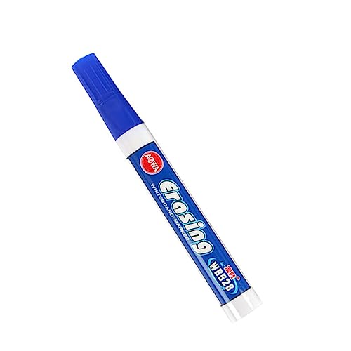 CLSSLVVBN Löschbarer Whiteboard Stift Einzelkopf Whiteboard Marker, tragbar, Zuhause, Büro, Schule, Schreibwaren, Festival, Geschenke, Kinder, Blau von CLSSLVVBN