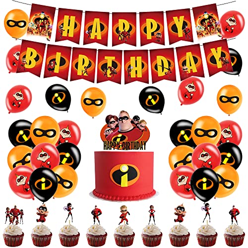 Deko Geburtstag Die Unglaublichen Luftballons Die Unglaublichen Geburtstag Luftballons The Incredibles Party Deko The Incredibles Geburtstagsdeko Geburtstag Girlande The Incredibles Kuchendeckel von CMDXBD