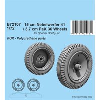 15 cm Nebelwerfer 41 / 3,7 cm PaK 36 - Wheels [Special Hobby] von CMK