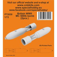 British WWII MC 500lb bomb Mk.IV (2pcs.) von CMK