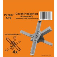 Czech Hedgehog (Rozsochac) - WWII Anti-tank Barrier (4 pcs) von CMK