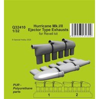 Hurricane Mk.I/II - Ejector Type Exhausts von CMK