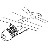 Messerschmitt Me 262 A - Motor set von CMK