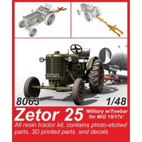 Zetor 25 Military w/Towbar for MiG 15/17s von CMK