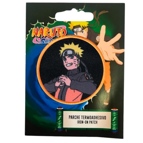 COMERCIAL MERCERA, Aufnäher Patches, Naruto, Aufnäher Ideal für Mützen, Jacken, T-Shirts oder Schultaschen, 100% Polyester, (Naruto Uzumaki) von CMM COMERCIAL MERCERA