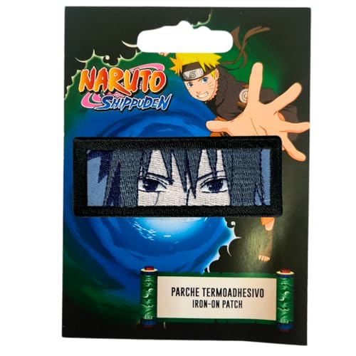 COMERCIAL MERCERA, Aufnäher Patches, Naruto, Aufnäher Ideal für Mützen, Jacken, T-Shirts oder Schultaschen, 100% Polyester, (Sasuke Uchiha) von CMM COMERCIAL MERCERA