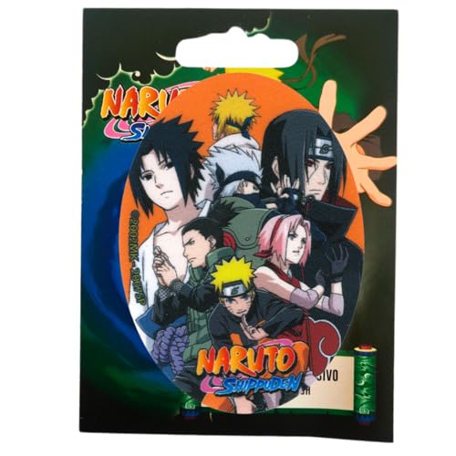 COMERCIAL MERCERA, Aufnäher Patches, Naruto, Knieflicken, Ideal zum Reparieren von Hosen und Jacken, Gedruckt, 100% Polyester, (Naruto Shippuden Team 7) von CMM COMERCIAL MERCERA