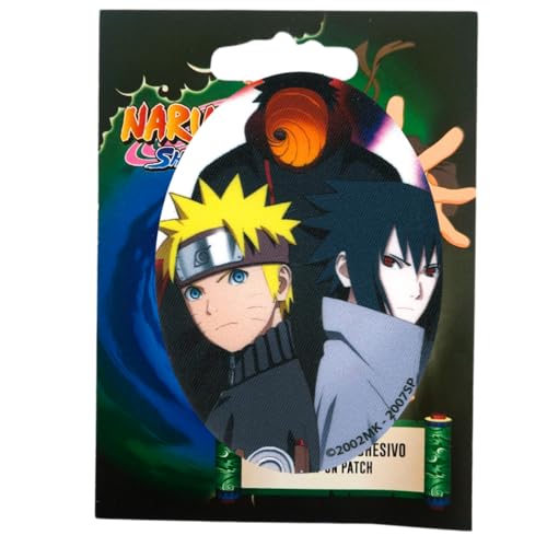 COMERCIAL MERCERA, Aufnäher Patches, Naruto, Knieflicken, Ideal zum Reparieren von Hosen und Jacken, Gedruckt, 100% Polyester, (Naruto und Sasuke) von CMM COMERCIAL MERCERA