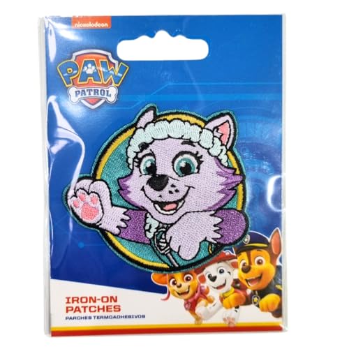 COMERCIAL MERCERA, Aufnäher Patches, Paw Patrol, Aufnäher Ideal für Mützen, Jacken, T-Shirts oder Schultaschen, 100% Polyester (Everest) von CMM COMERCIAL MERCERA