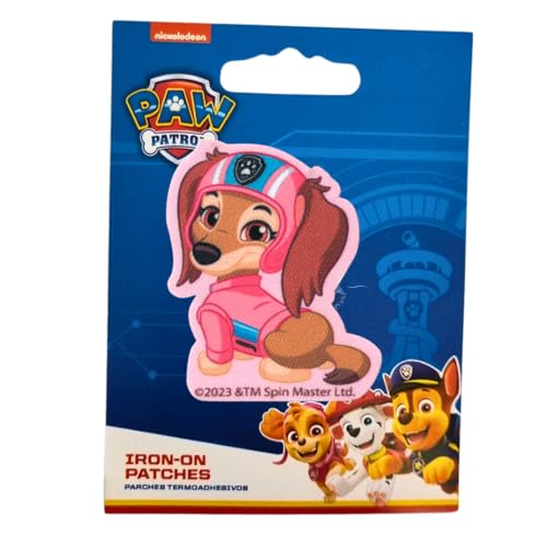 COMERCIAL MERCERA, Aufnäher Patches, Paw Patrol, Aufnäher Ideal für Mützen, Jacken, T-Shirts oder Schultaschen, Gedruckt, 100% Polyester, (Liberty Entdeckerin) von CMM COMERCIAL MERCERA