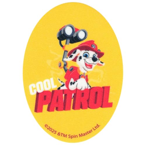 COMERCIAL MERCERA, Aufnäher Patches, Paw Patrol, Knieflicken, Ideal zum Reparieren von Hosen und Jacken, Gedruckt, 100% Polyester, (Marshall) von CMM COMERCIAL MERCERA