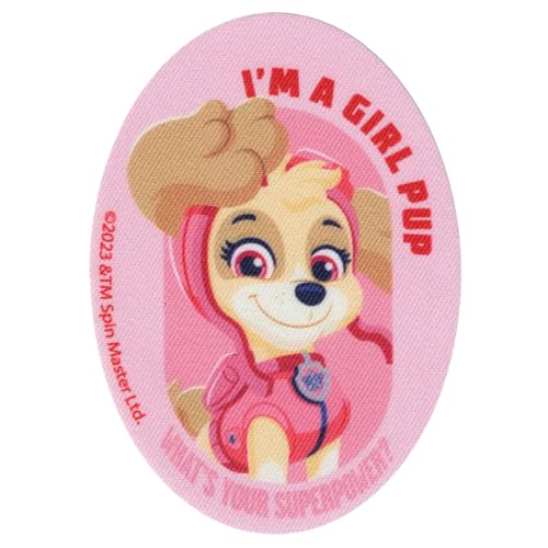 COMERCIAL MERCERA, Aufnäher Patches, Paw Patrol, Knieflicken, Ideal zum Reparieren von Hosen und Jacken, Gedruckt, 100% Polyester, (Skye Mädchen-Welpe) von CMM COMERCIAL MERCERA