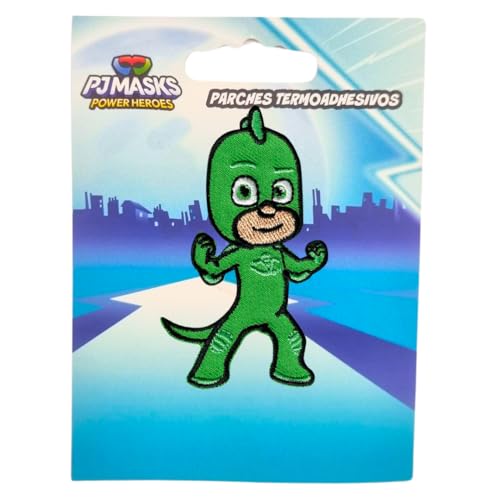 COMERCIAL MERCERA, Aufnäher Patches, Pj Mask, Pyjamahelden, Aufnäher Ideal für Mützen, Jacken, T-Shirts oder Schultaschen, 100% Polyester, (Catboy 2) von CMM COMERCIAL MERCERA