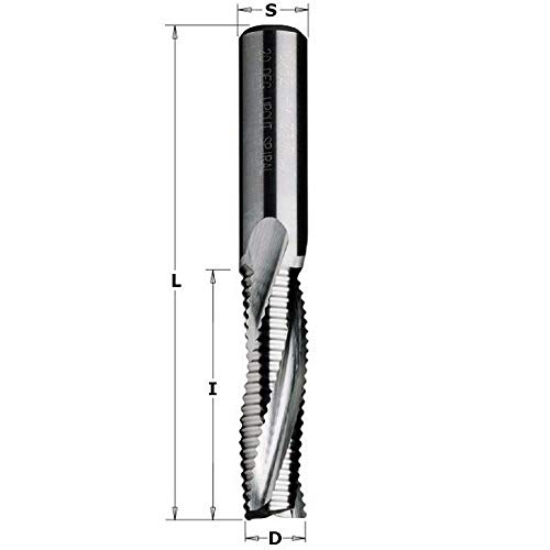 CMT ORANGE TOOLS 195.100.12 - SCHLICHTFRÄSER Z3/R POS. D=10X32X80 VHM LI von CMT ORANGE TOOLS