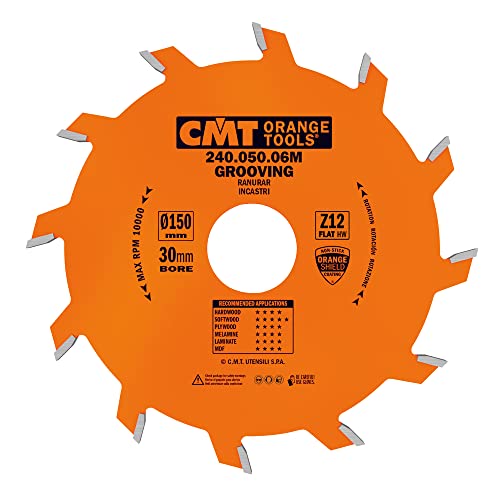 CMT ORANGE TOOLS 240.050.06M - NUTKREISSÄGEBLATT 150X5X30 Z=12 FLACHZAHN von CMT ORANGE TOOLS