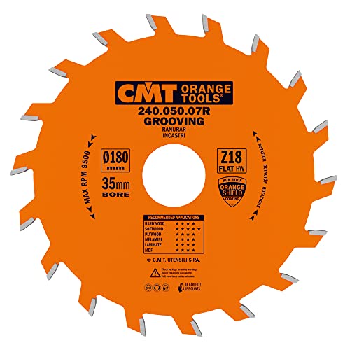 CMT ORANGE TOOLS 240.050.07R - NUTKREISSÄGEBLATT 180X5X35 Z=18 FLACHZAHN von CMT ORANGE TOOLS