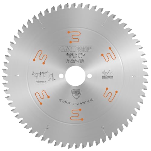 CMT ORANGE TOOLS 281.816.64M - KREISSÄGEBLÄTTER HPL HW 216x2.6/1.6x30 Z64 TCG Neg von CMT ORANGE TOOLS