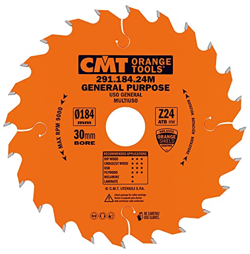 CMT ORANGE TOOLS 291.184.24M - UNIVERSELL-HANDKREISSÄGE - QUERSCHNITT 184X2.6X30 Z=24 WECHSELZAHN von CMT ORANGE TOOLS