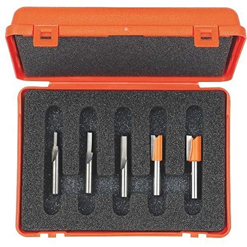 CMT ORANGE TOOLS 900.005.01-5-TEILIGES FRÄSERSET HM S=8 RE von CMT ORANGE TOOLS