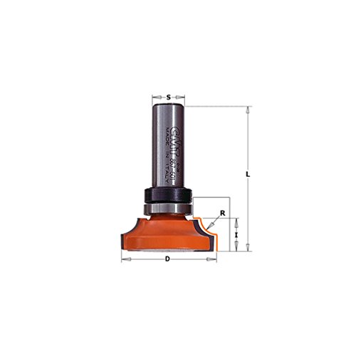 CMT ORANGE TOOLS 967.103.11B - HARTMETALL-PROFILFRÄSER MIT KUGELLAGER S=8 D=38,05 R=9,5 von CMT ORANGE TOOLS