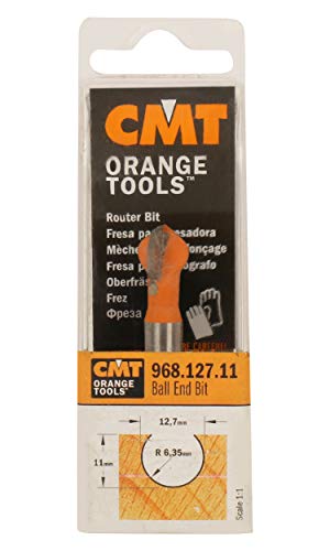 CMT ORANGE TOOLS 968.158.11 - HARTMETALL-KUGELFRÄSER S=8 D=15,8X14X60 R=8 von CMT ORANGE TOOLS