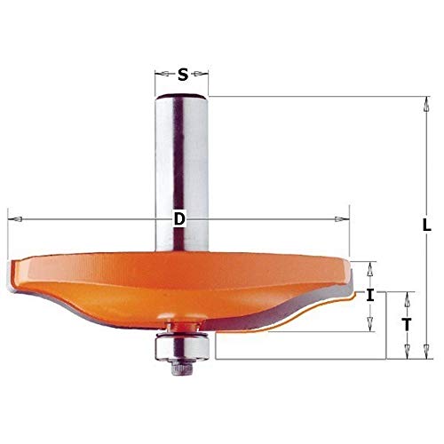 CMT ORANGE TOOLS 990.501.11 - HW-ABPLATTFRÄSER S=12 D=82.5X15 (A) von CMT ORANGE TOOLS