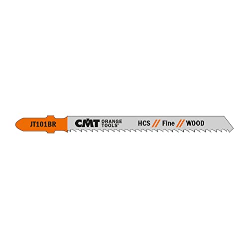 CMT ORANGE TOOLS JT101BR-25-25 HCS-STICHSÄGEBLÄTTER FÜR EBENES UND FEINES HOLZ 100X2,5X10TPI von CMT ORANGE TOOLS